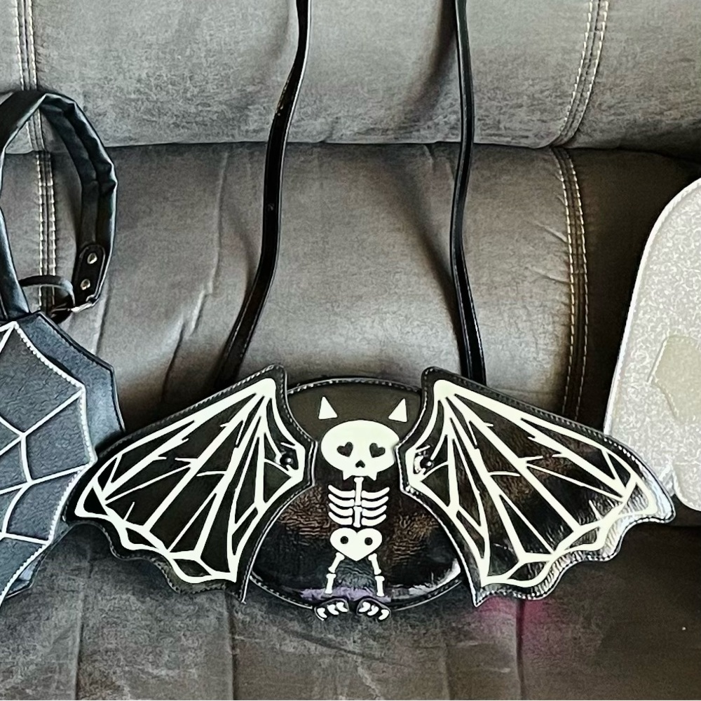 Betsey Johnson Bat Glow in the Dark Purse